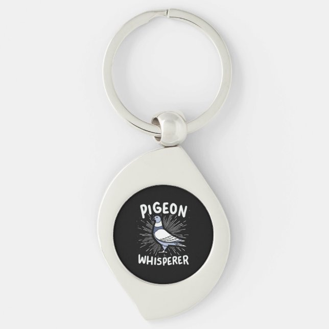 Pigeon Whisperer  Keychain (Front)