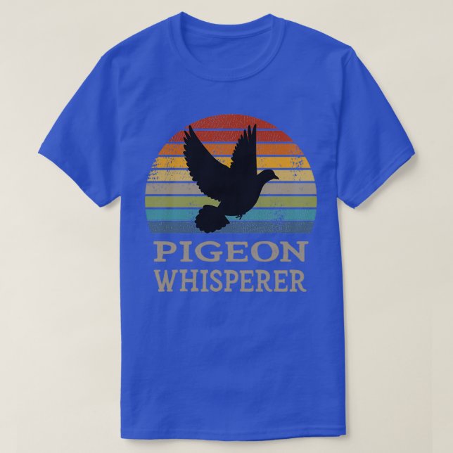 Pigeon Whisperer Retro 3 T-Shirt (Design Front)