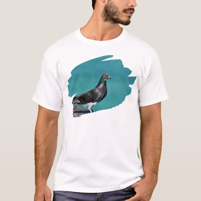 Pigeon With A View T-Shirt (Front)