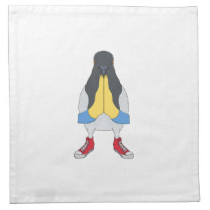 Pigeon with Shoes Cloth Napkin