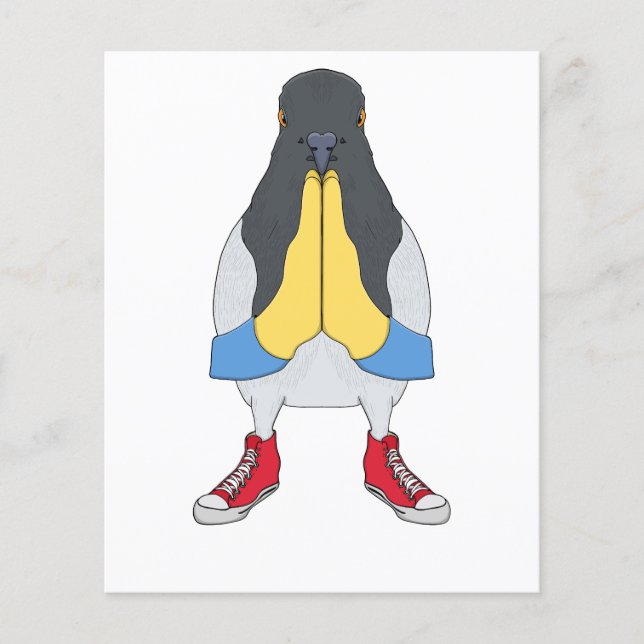 Pigeon with Shoes Flyer (Front)