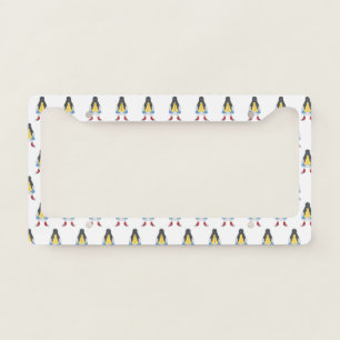 Pigeon with Shoes License Plate Frame
