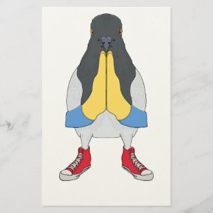 Pigeon with Shoes Stationery