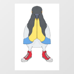 Pigeon with Shoes Wall Decal
