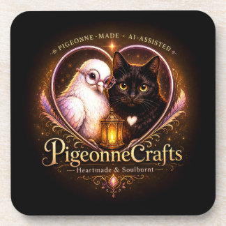 PigeonneCrafts Heartmade Beverage Coaster