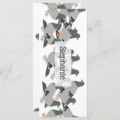 Pigeons Design Bookmark