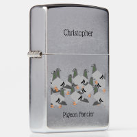 Pigeons Design Zippo Lighter