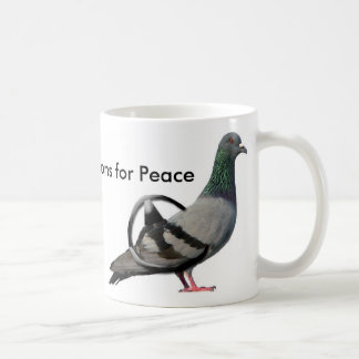 Pigeons for Peace Coffee Mug