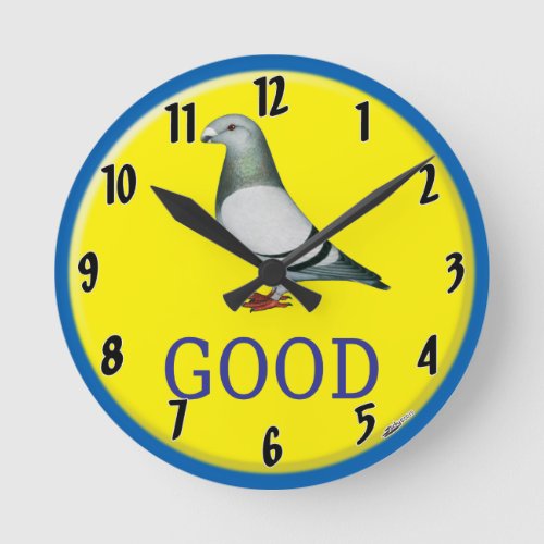 Pigeons_GOOD Round Clock