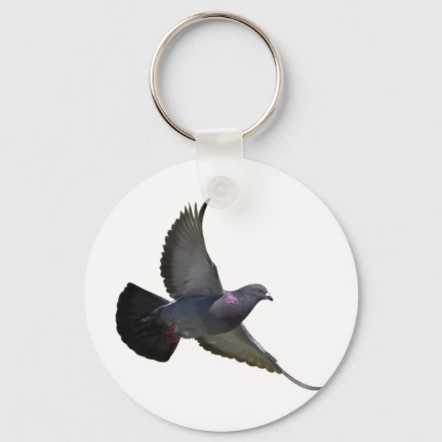 Pigeons Keychain (Front)