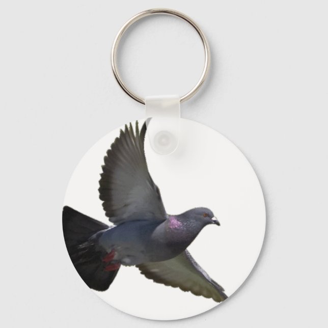 Pigeons Keychain (Front)