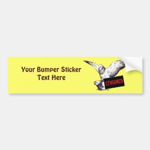 Pigeons Mating: Censored! Bumper Sticker