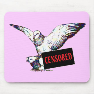 Pigeons Mating: Censored! Mouse Pad