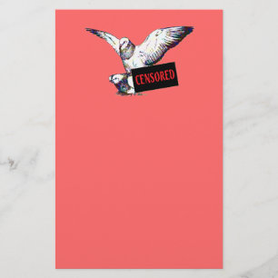 Pigeons Mating: Censored! Stationery
