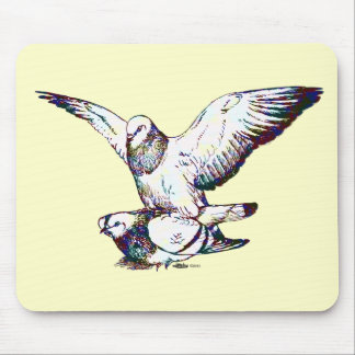 Pigeons Mating Mouse Pad