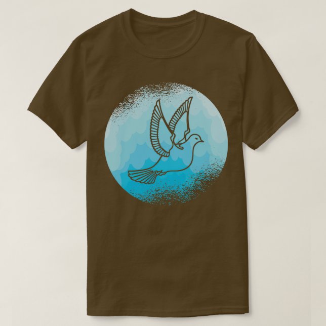 Pigeons peace pigeon pigeon fanciers sport T-Shirt (Design Front)