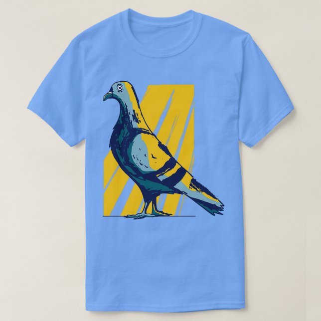 pigeons pigeon city pigeon carrier pigeon gift ide T-Shirt (Design Front)