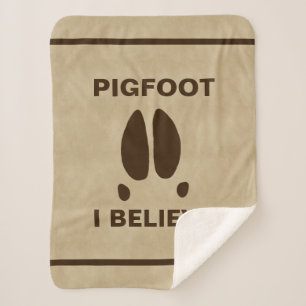 Pigfoot - I Believe Sherpa Blanket