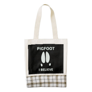 Pigfoot - I Believe Zazzle HEART Tote Bag