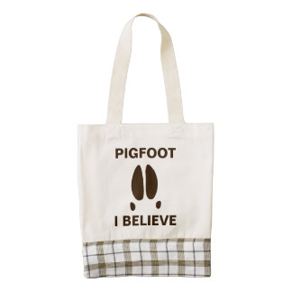Pigfoot - I Believe Zazzle HEART Tote Bag