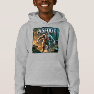 Pigfoot Photographic – Pig Bigfoot Funny Scary Hoodie
