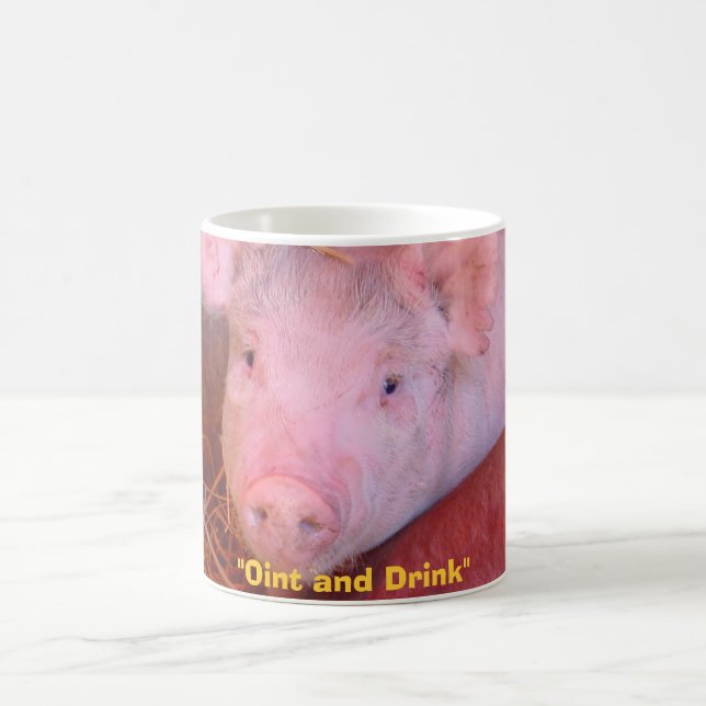piggies3, "Oint and Drink" Coffee Mug (Center)