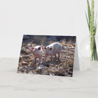 Piggies Card