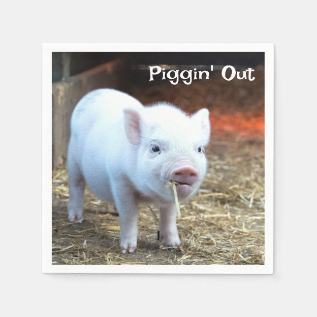 Piggin' Out Farm Life Napkins (Front)