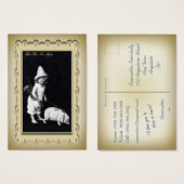 Piggy and I Mini Postcard Profile Card (Front & Back)