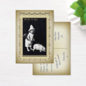 Piggy and I Mini Postcard Profile Card (Desk)