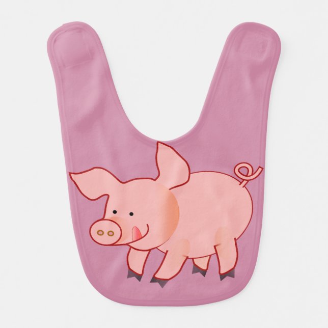 Piggy Baby Bib (Front)