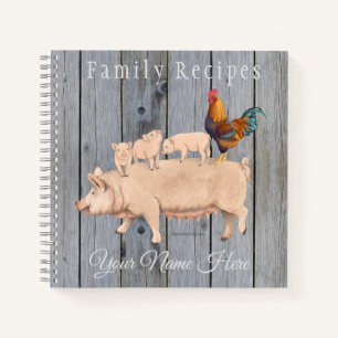 Piggy Back Ride Recipe Notebook