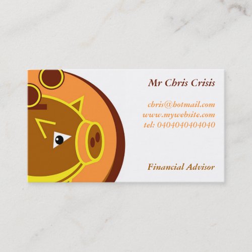 Piggy Bank Business Cards