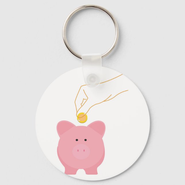 Piggy Bank Keychain (Front)
