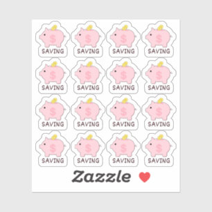 Piggy Bank Money Saving Tracker Bujo Planner  Sticker