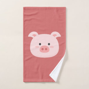 Piggy Birthday Kids Art Towel