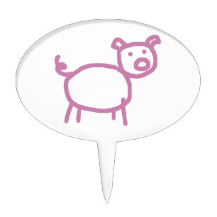 Piggy Cake Topper