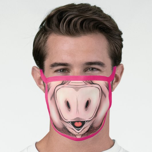 Piggy Cosplay Face Mask (Worn Him)