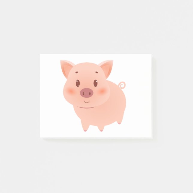 Piggy Cute Post-it Notes (Front)