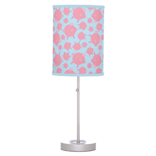 Piggy Explosion Lamp (blue) (Front)