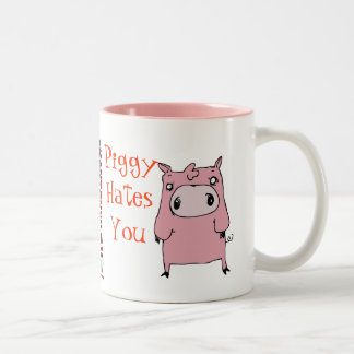 Piggy hates you mug