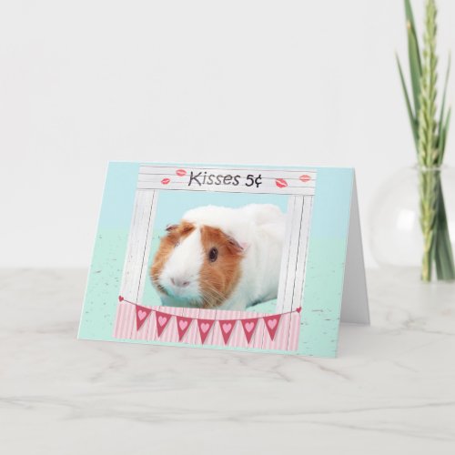 Piggy Hugs and Kisses Holiday Card