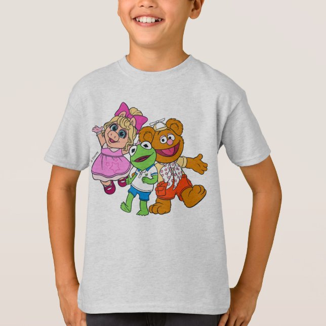 Piggy, Kermit & Fozzie T-Shirt (Front)