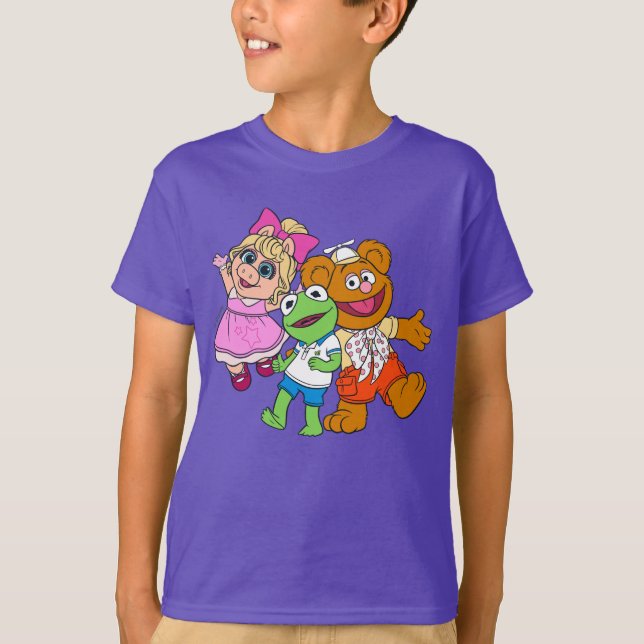 Piggy, Kermit & Fozzie T-Shirt (Front)