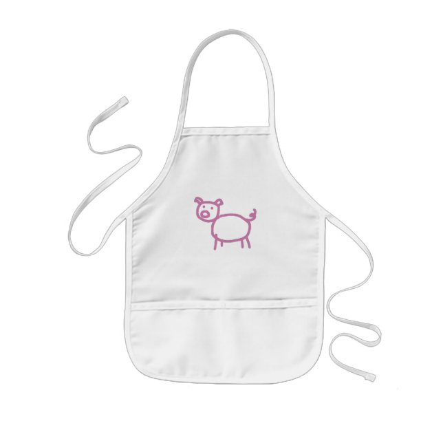 Piggy Kids' Apron (Front)