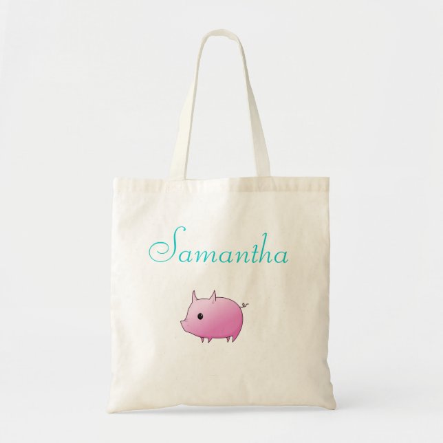 Piggy Love Tote Bag (Front)