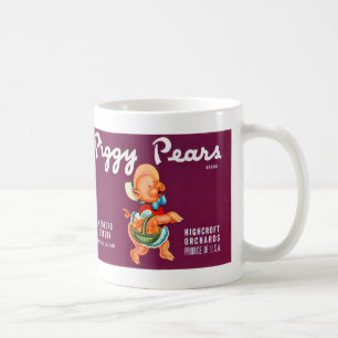 Piggy Pears Coffee Mug