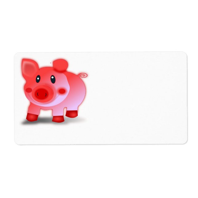 PIGGY PIGLET LABEL (Front)