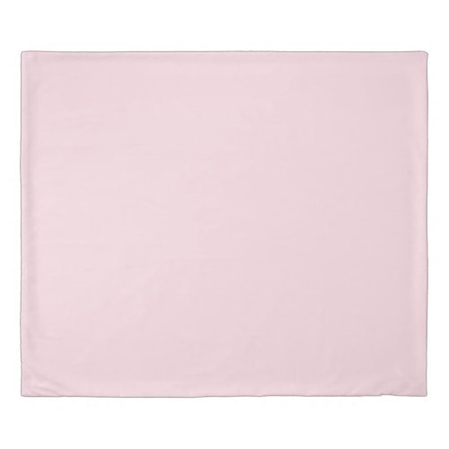 Piggy Pink Solid Color Duvet Cover