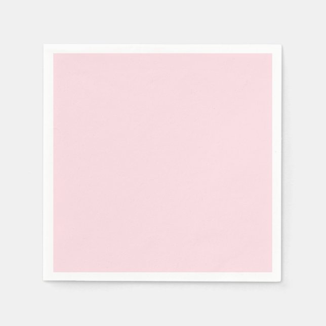 Piggy Pink Solid Color Napkins (Front)